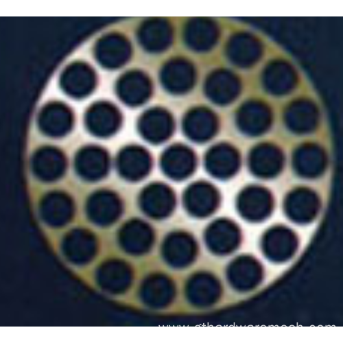 Round hole punched metal mesh